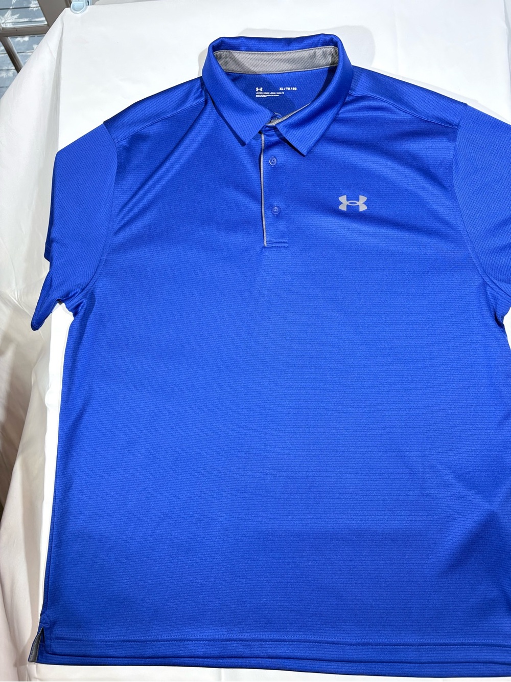 Under Armour Men's Royal Blue Short Sleeve Polo